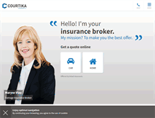 Tablet Screenshot of courtika.com